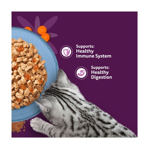 Whiskas 1+ Wet Cat Food Pouches Superfoods With Fish In Jelly 6 x 50g