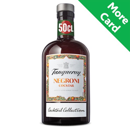 Tanqueray London Dry Gin Negroni Cocktail Drink 17.5% vol 