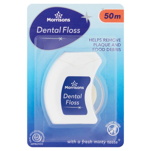 Morrisons Dental Floss Mint 50m