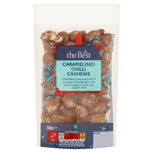 Morrisons The Best Caramelised Chilli Cashews 150g