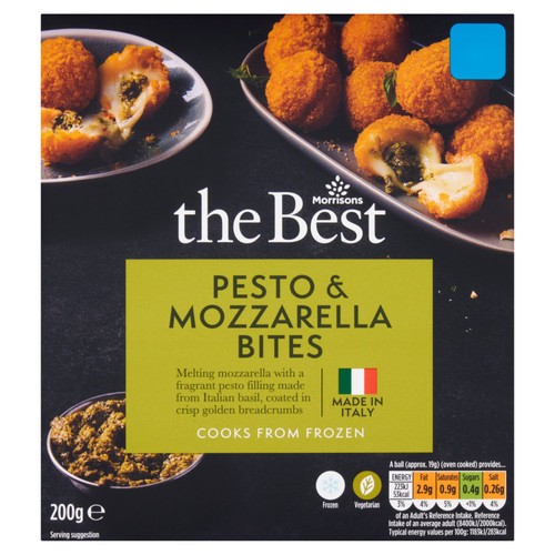 Morrisons The Best Pesto Mozzarella Bites