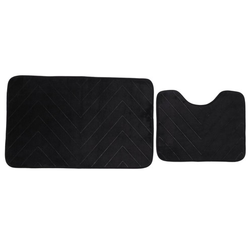 Morrisons 2Pc Bath Mat Set