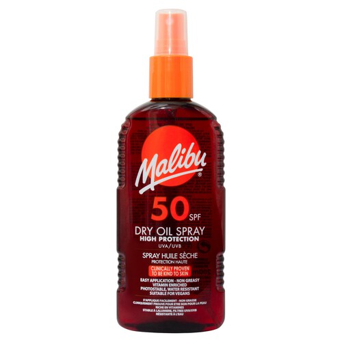 Malibu Dry Oil Spray SPF 50 