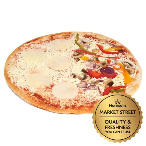 Market Street Half & Half Veg Supreme/ Extra Cheesy 14 Pizza