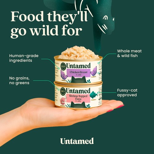 Untamed Fish Selection Box In Jelly Cat Food 6 x 75g