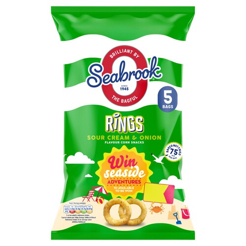 Seabrook Loaded Rings Sour Cream & Onion 