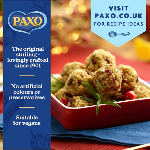 Paxo Chestnut & Cranberry Stuffing Mix 170g