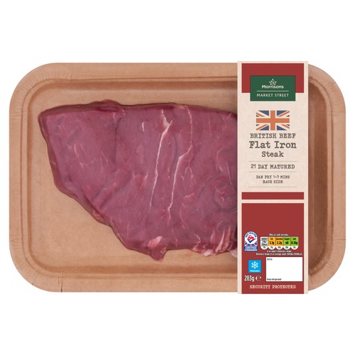 Morrisons British Flat Iron Steak  283g