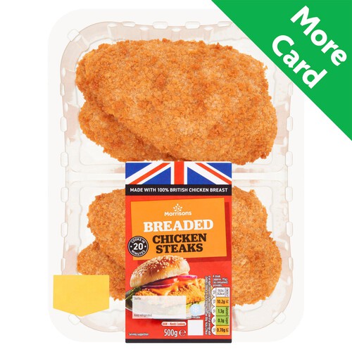 Morrisons 4 Breaded Chicken Steaks