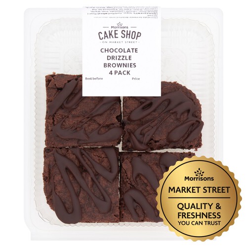 Market Street Chocolate Drizzle Brownies