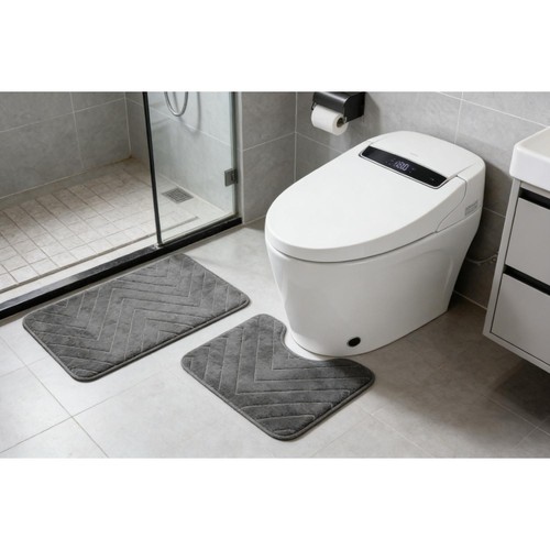 Morrisons 2Pc Bath Mat Set