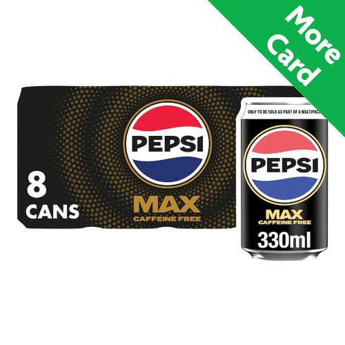 Pepsi Max No Caffeine No Sugar Cola Cans