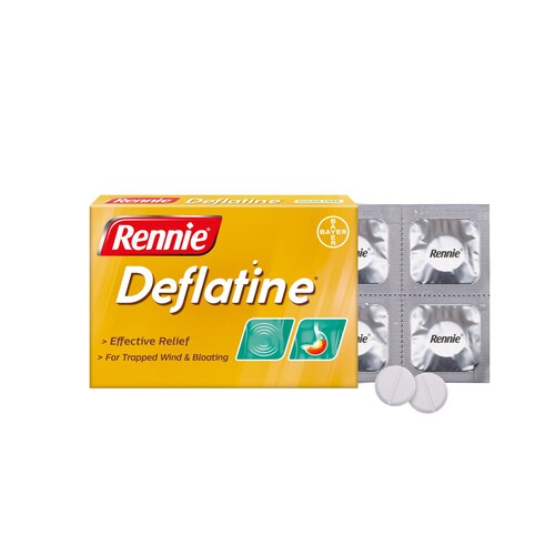 Rennie Deflatine Wind Relief Chewable Tablets