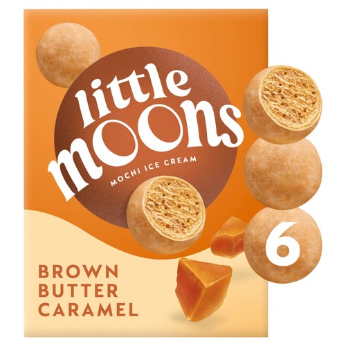 Little Moons Brown Butter Caramel Mochi Ice Cream Snack 