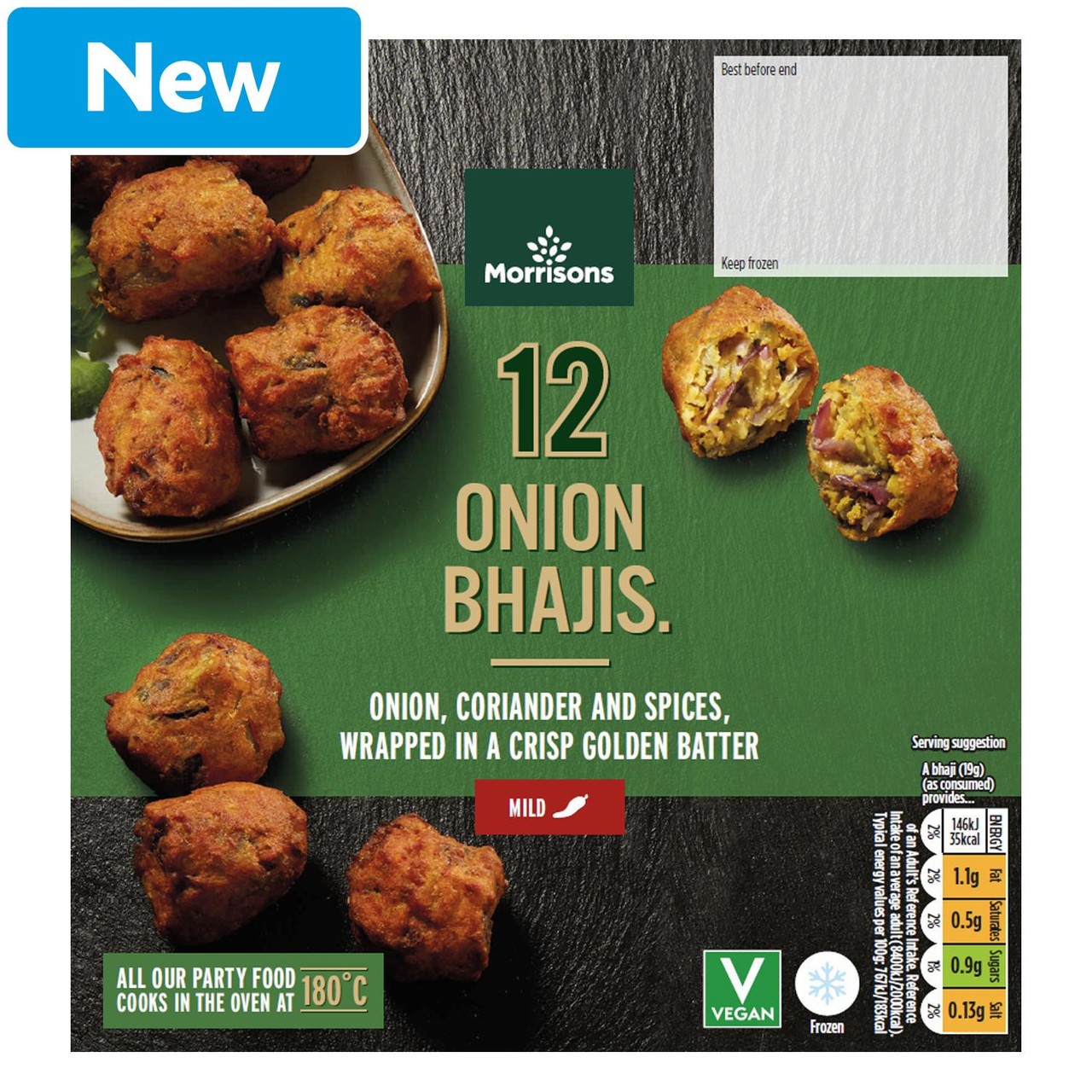 Morrisons 12 Onion Bhajis 240g