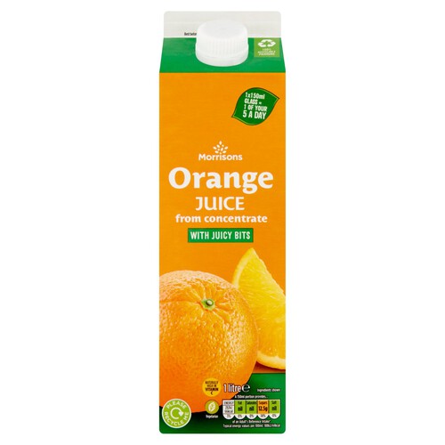 Morrisons Orange Juice from Concentrate with Juicy Bits