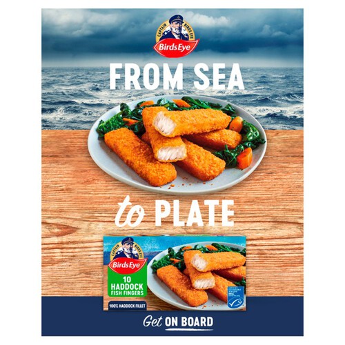 Birds Eye 10 Haddock Fish Fingers