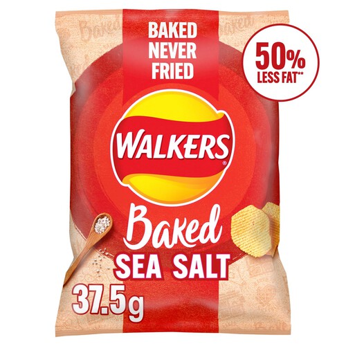 Walkers Baked Sea Salt Snacks Crisps 