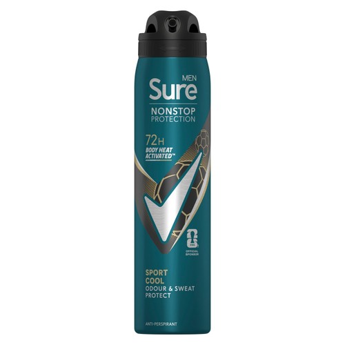 Sure Sport Cool Anti Perspirant Nonstop Deodorant Sport 250ml