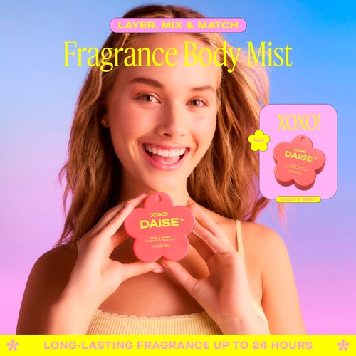 Daise Fragrance Body Mist Rose & Amber 