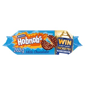 McVitie's Hobnobs Milk Chocolate Biscuits Twin Pack