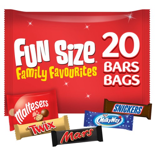 Mars Funsize Milk Chocolate Bars 20 Packs