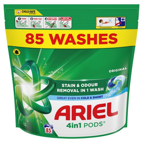 Ariel Laundry Detergent Liquid Pod 85 Washes