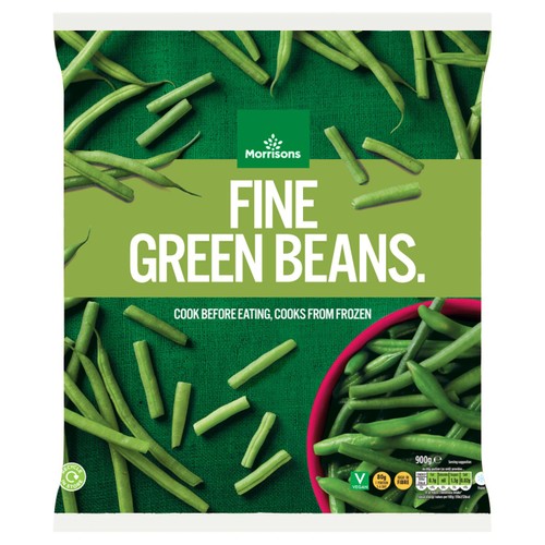Morrisons Fine Whole Green Beans 900g