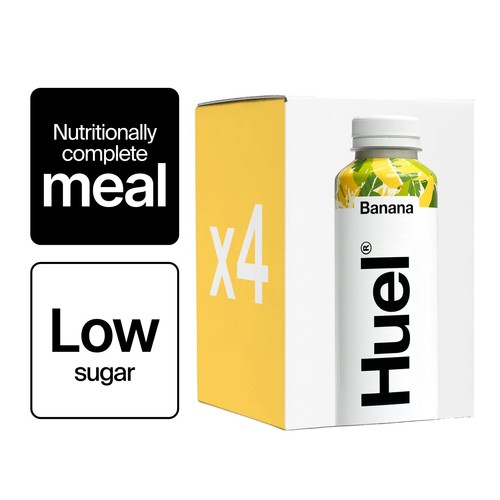 Huel Ready-To-Drink Banana 4x500ml - Morrisons Online Groceries