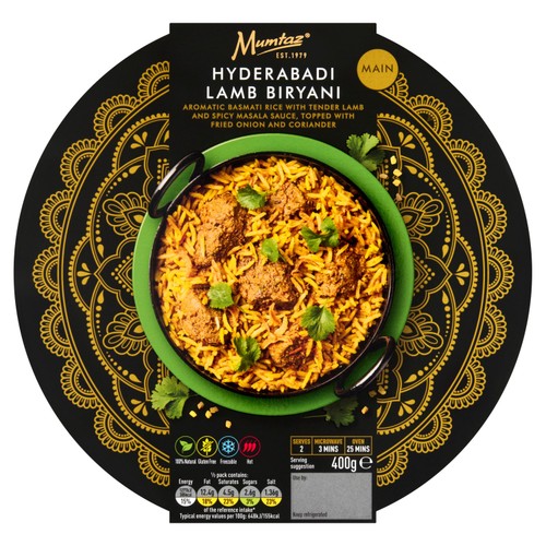 Mumtaz Hyderabadi Lamb Biryani 
