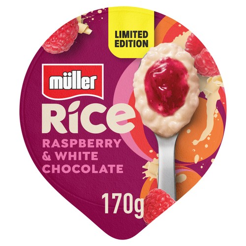 Muller Rice Limited Edition Raspberry & White Chocolate 170g