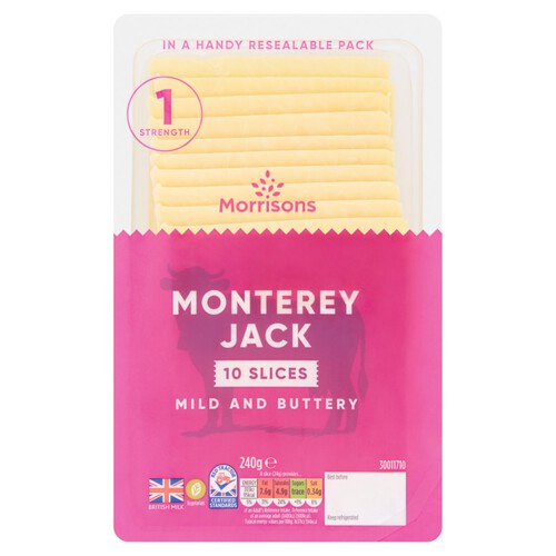 Morrisons Monterey Jack Slices