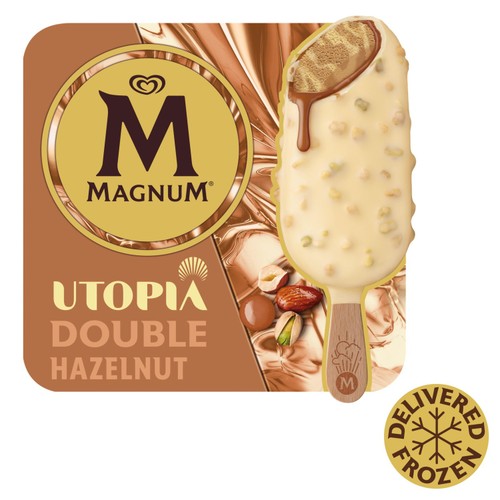Magnum Utopia Double Hazelnut Ice Cream Sticks 3 x 85ml
