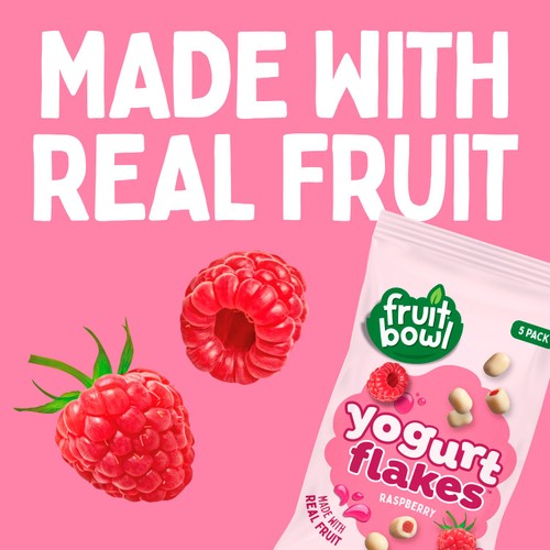 Fruit Bowl Raspberry Yoghurt Flakes