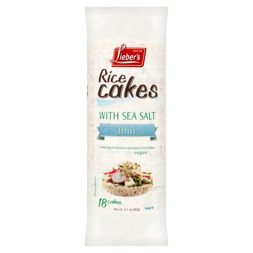 Liebers Rice Cakes With Sea Salt