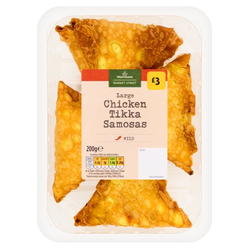 Market Street Deli Large Chicken Tikka Samosas