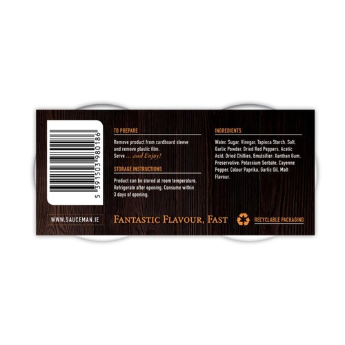 The Sauceman Sweet Chilli Dips 2x60g