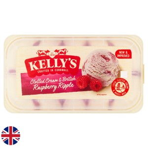 Kelly's Clotted Cream and British Raspberry Ripple