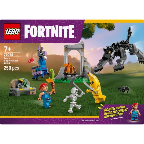LEGO Fortnite Peely & Sparkplug’s Camp Toy Set 77075