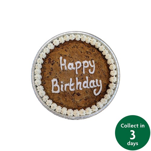 Morrisons The Best Milk Chocolate Giant Cookie Happy Birthday