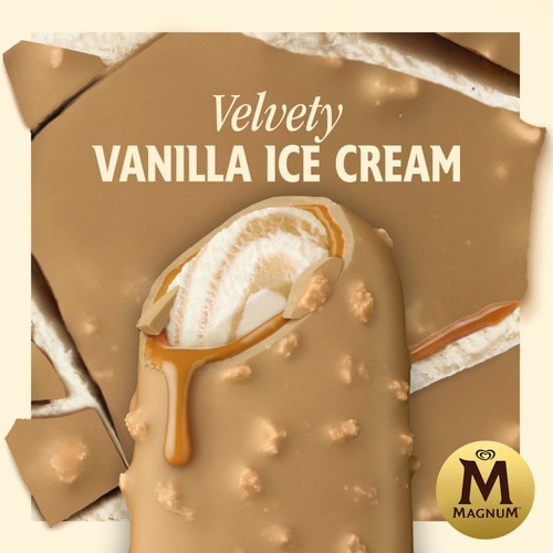 Magnum Double Gold Caramel Billionaire Ice Cream Sticks 3 x 85ml
