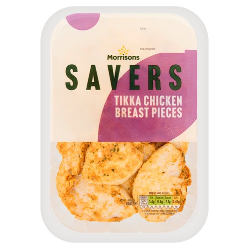 Morrisons Savers Tikka Chicken Breast Pieces 240g