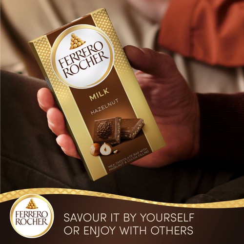Ferrero Rocher Milk Chocolate & Hazelnut Bar