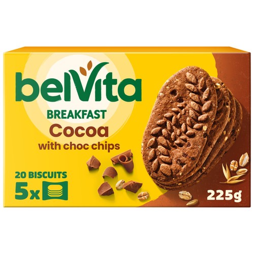 Belvita Chocolate Chip Cereal Biscuit Snack Bars Multipack
