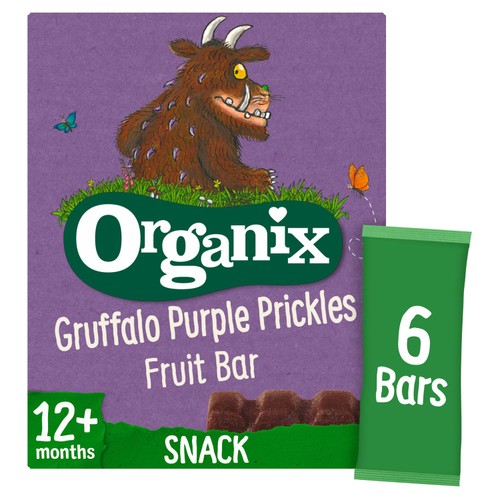 Organix Gruffalo Blackcurrant Fruit Bar 6X17G