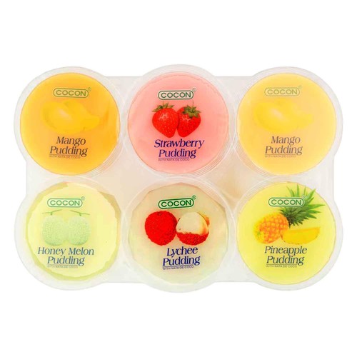Morrisons assorted fruit jelly pudding