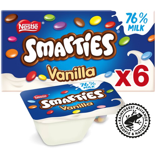 Smarties Mix-In Vanilla Yogurts