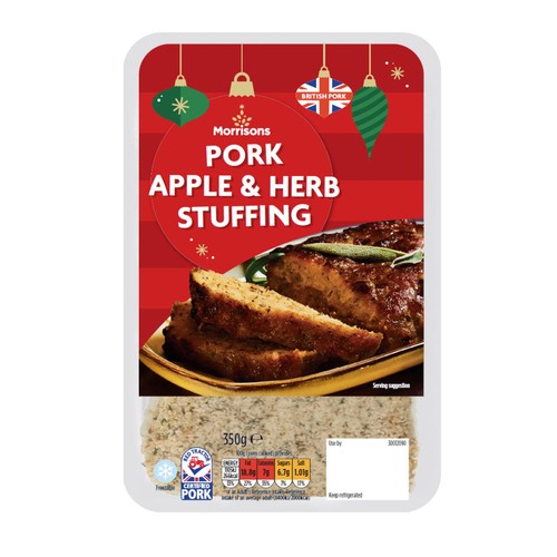 Morrisons Pork, Apple & Herb Stuffing Slab    350g