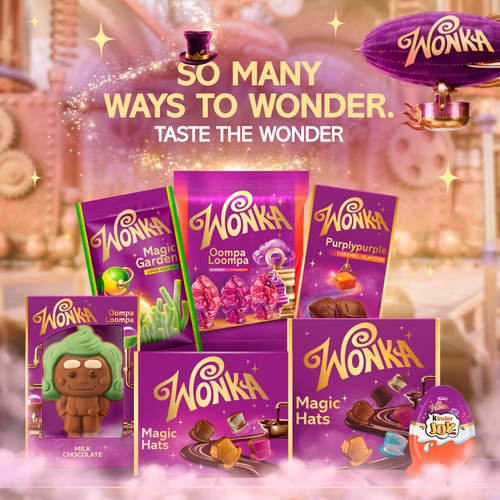Wonka Magic Garden Lemon & Lime Fizzy Rope Sweets 100g