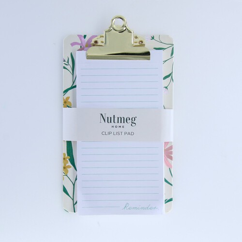 Morrisons Clip List Pad